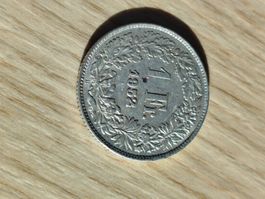 pièce de 1 fr suisse 1952 (argent)