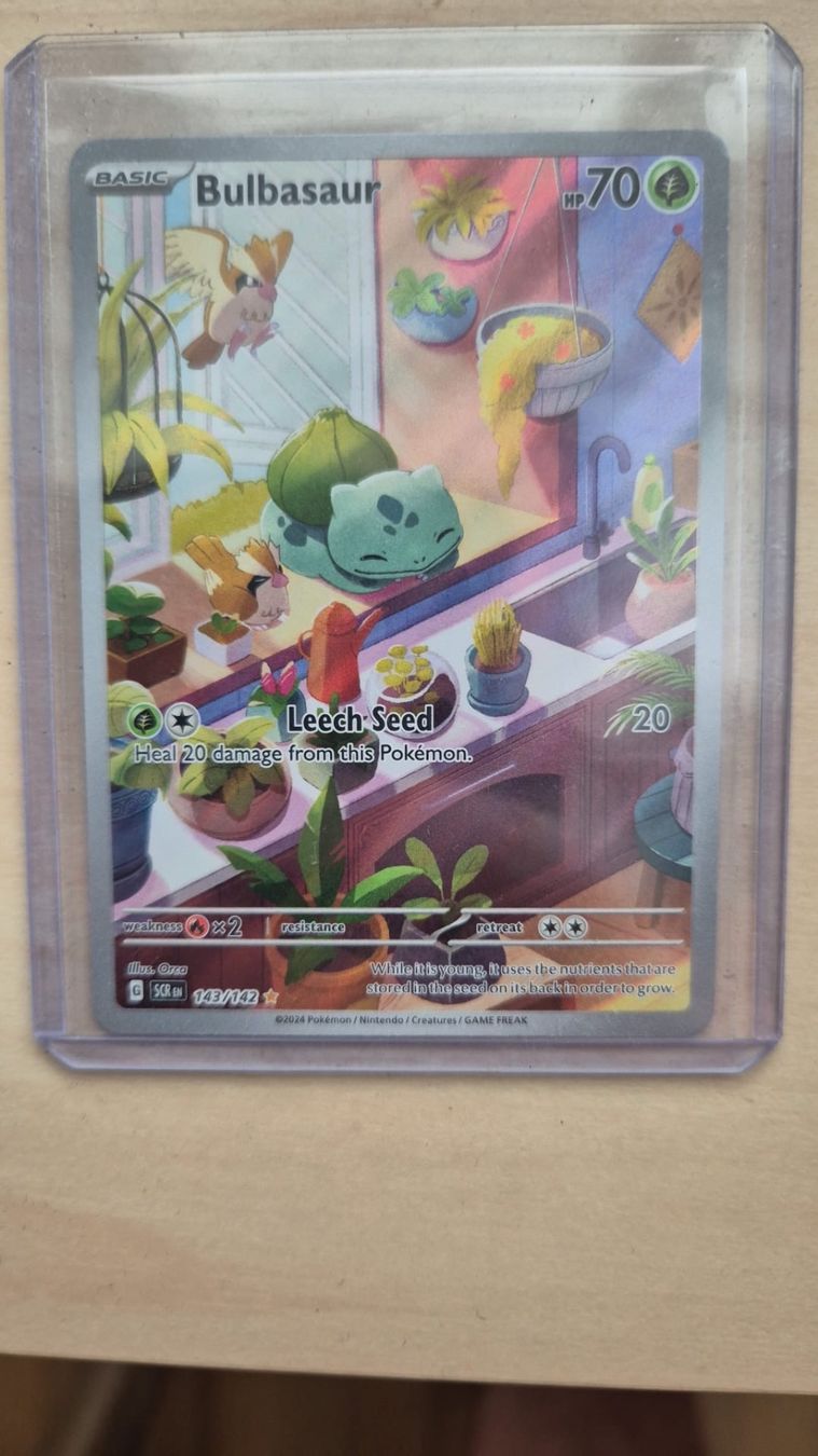 Pokémon Sammelbilder & Trading cards: Bulbasaur #143 IR Stellar Crown (en) – Gebraucht aus Hünenberg See von jos_d7d8