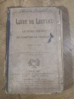 Livre de lecture ancien Fribourg 1890 - Rare livre scolaire