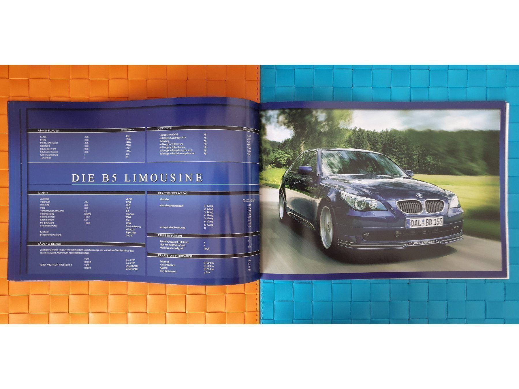 Documenti: BMW ALPINA PROGRAMM 2005 - B3, B5, B6, B7 - Prospekt – Nuovo (secondo la descrizione) da Viganello venduto da CARLiteratur 5