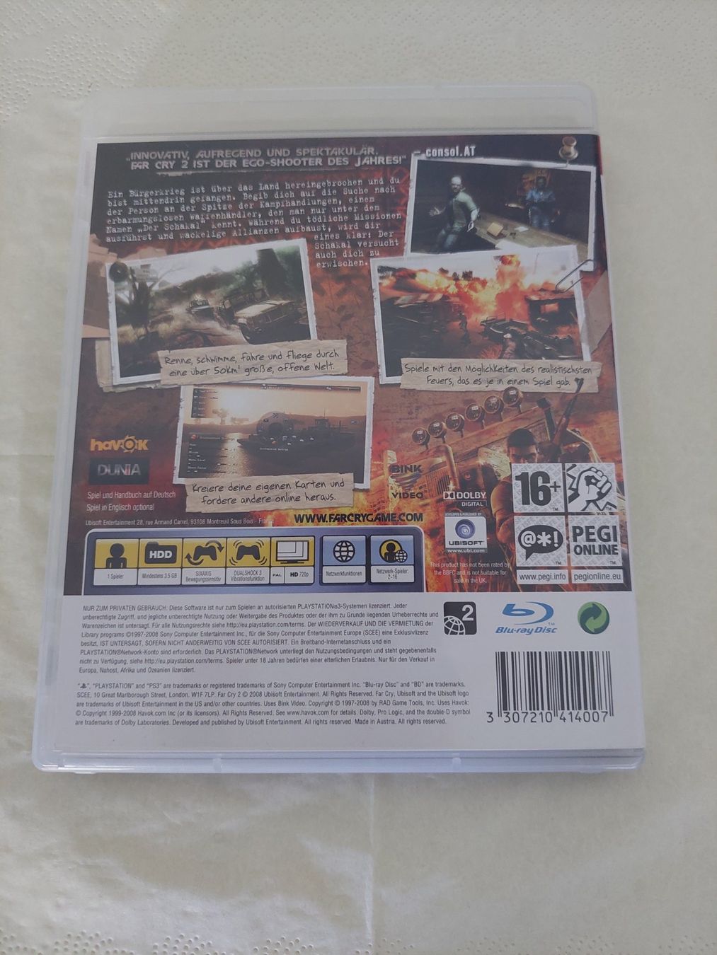 Spiele: Far Cry 2 Inkl. Karte PS3 – Gebraucht aus Köniz von Gamecollect 2