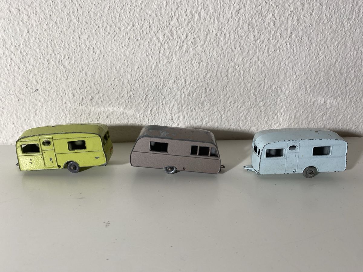 Lesney Modellini d'auto: Lesney caravan 3 Stk. – Usato da Winterthur venduto da ben_9vxx
