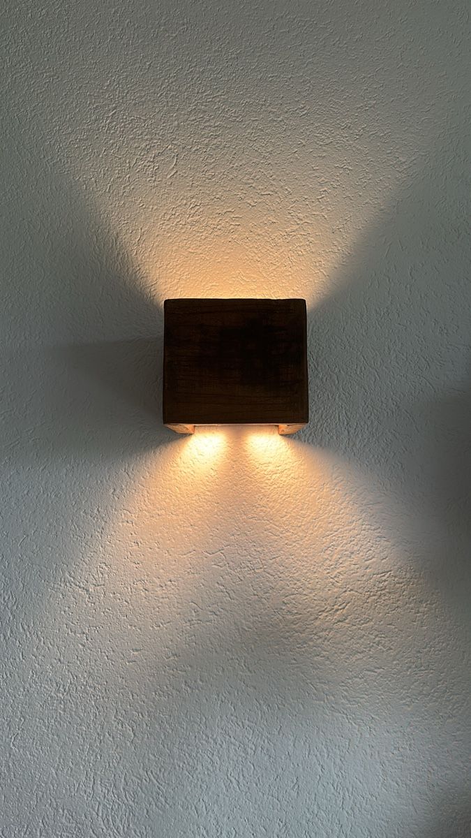 Lampen: Wandlampen Set 7 Stück, Cube, Holz – Gebraucht aus Rümlang von kim_9qhd 2