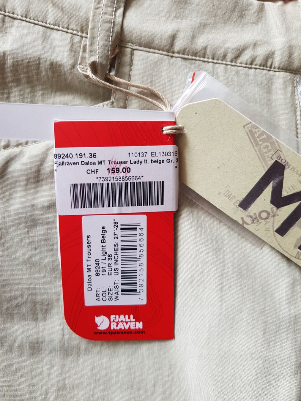 Fjällräven Pantaloni: Fjällräven Hose "Daloa" Gr.36 beige NEU – Nuovo (secondo la descrizione) da Merligen venduto da muss_haben 3
