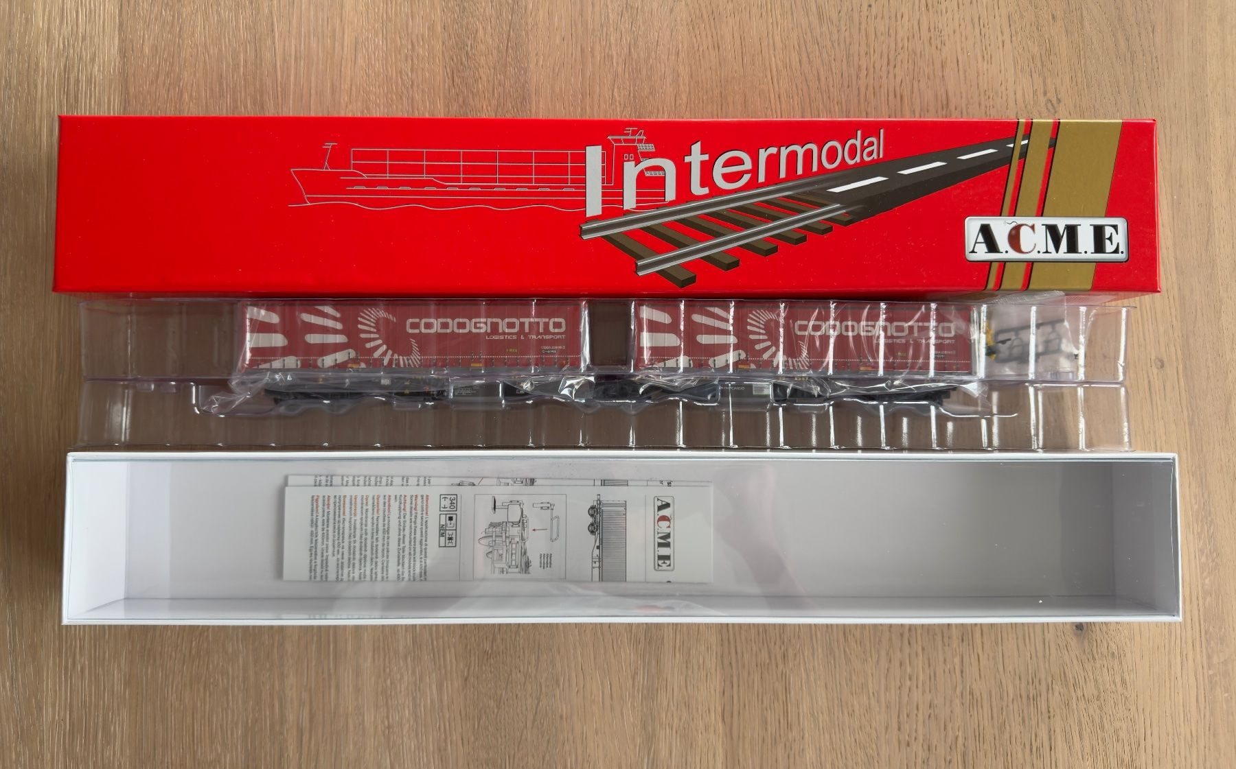 ACME Modellini di ferrovie: ACME 40493 Doppel Containerwagen PKP Cargo Codognotto DC – Usato da Yverdon-les-Bains venduto da ele_z7jf