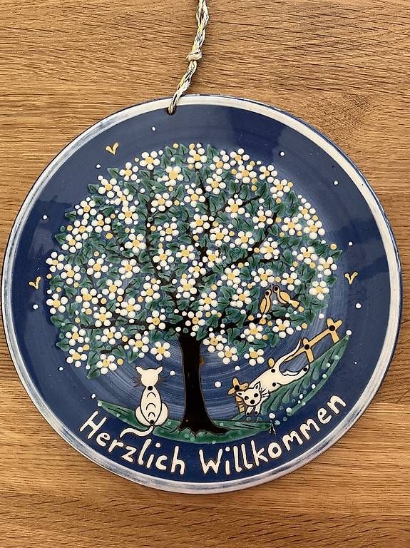 Tutte le decorazioni: Türschild Herzlich Willkommen – Usato da Lupsingen venduto da MaCoE