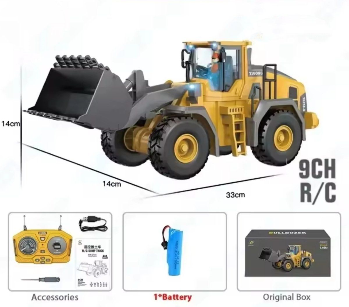 Modellismo RC: Rc Modellauto Bagger Muldenkipper Bulldozer – Nuovo e nell'imballaggio originale da Weinfelden venduto da Zalero 8