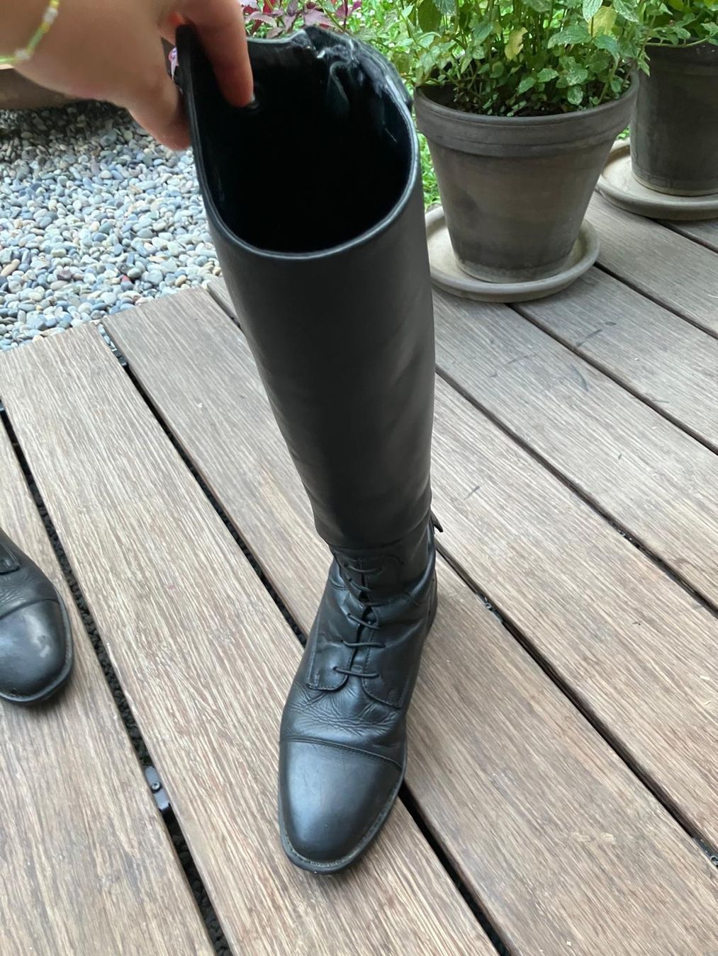 4Riders Scarpe per ragazze: Reitstiefel Leder Gr. 36 – Usato da Riehen venduto da salzkresse15 3