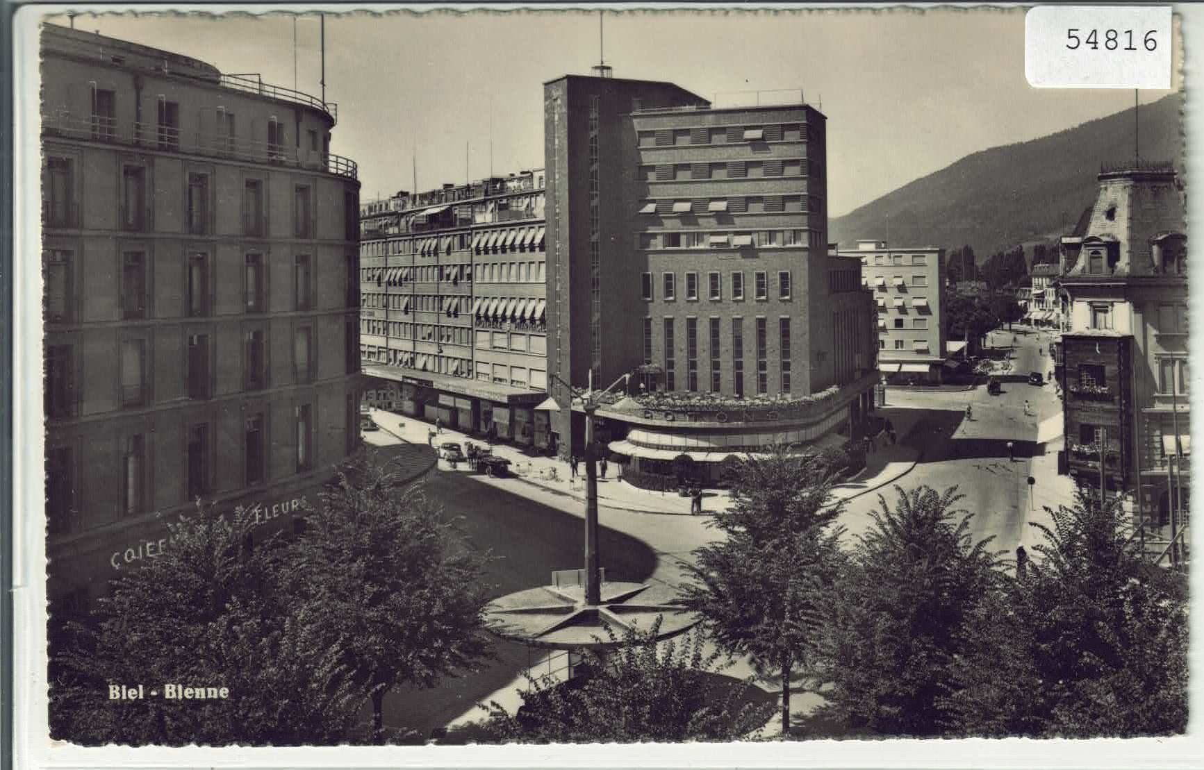 Cartoline postali: Biel-Bienne - General-Guisan-Platz – Usato da Ettingen venduto da Kartenplanet