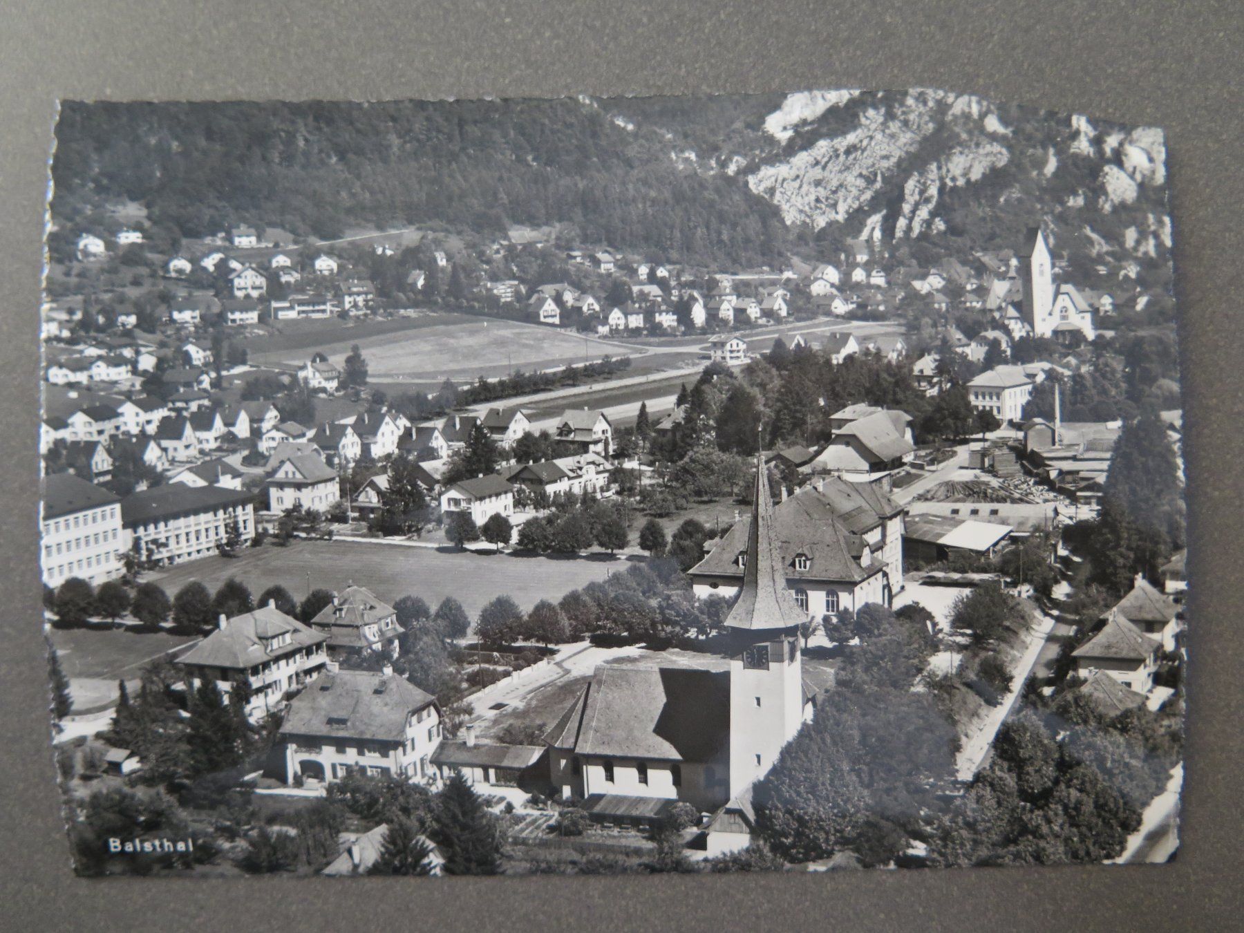 Ansichtskarten: BALSTHAL - TEIL DES ORTES – Gebraucht aus Wittenbach von lipasal