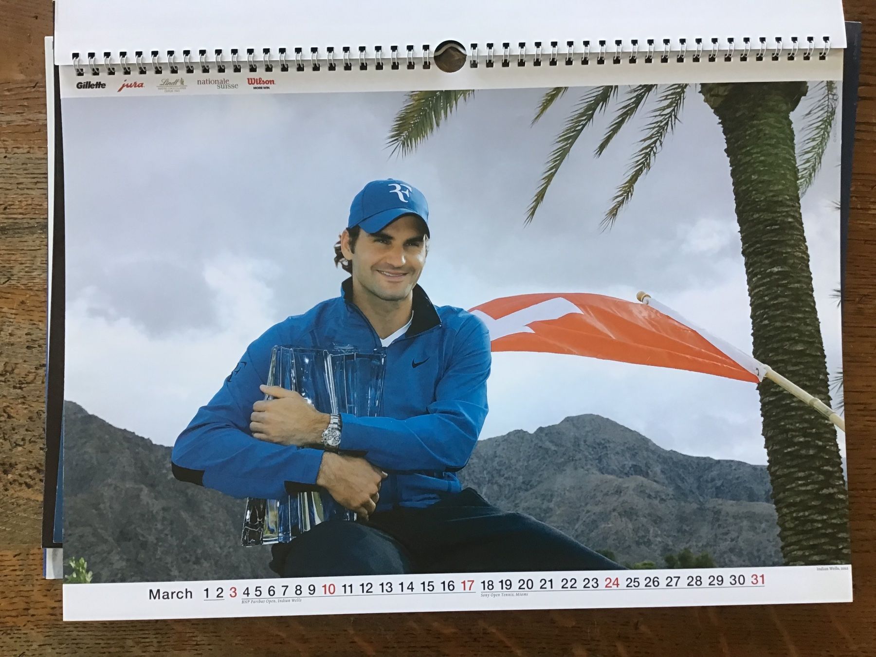 Calendari: Calendrier officiel Roger Federer 2013 – Usato da Fully venduto da Ruby97 2