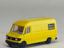 VE1- Herpa Mercedes 207 D Kasten Hertz