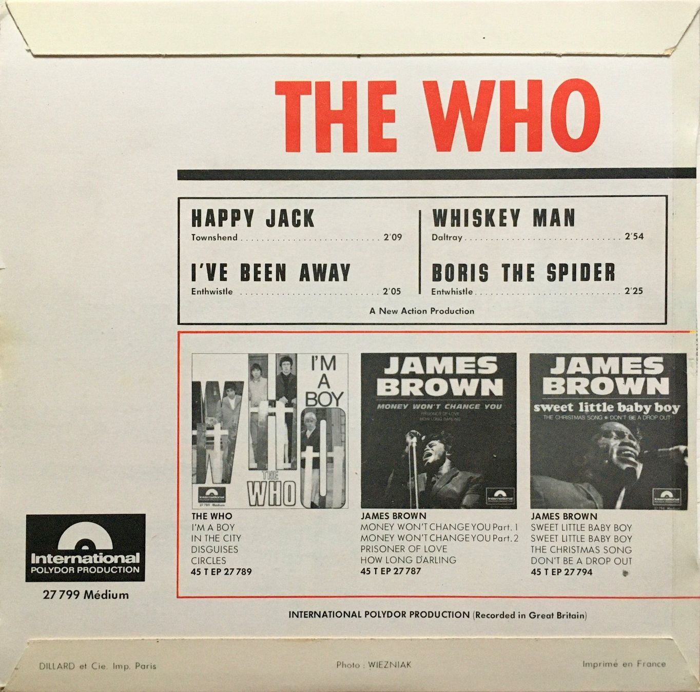 Schallplatten: THE WHO - HAPPY JACK – Gebraucht aus Bottens von hotter-than-hell 1