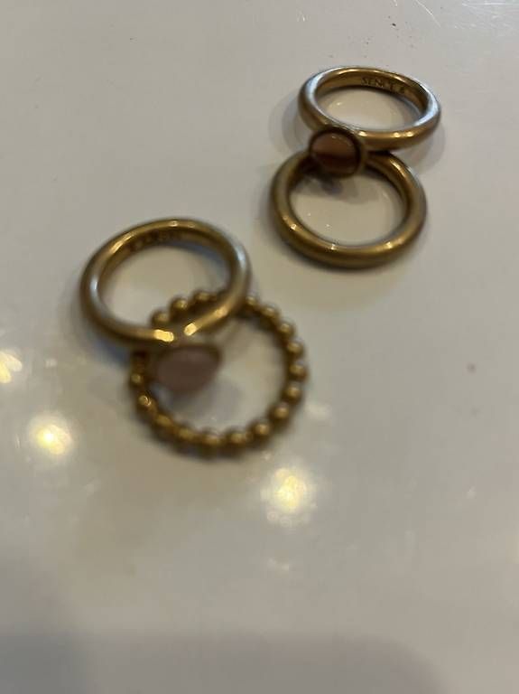 Ringe: 4 Goldringe Rosé von Sence – Gebraucht aus Ennetbaden von bargainhunterin 2