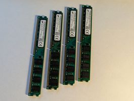 8GB RAM DDR3 - 4x 2GB - Micron - 2Rx8 - Lot / Set