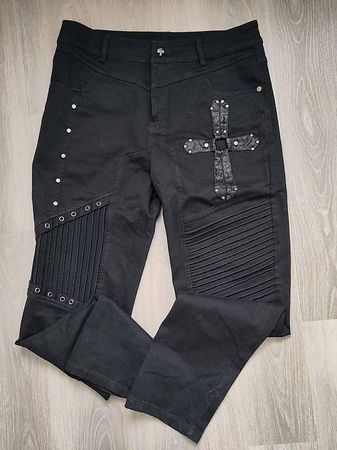 Punk Rave - Crucify Studded Trousers