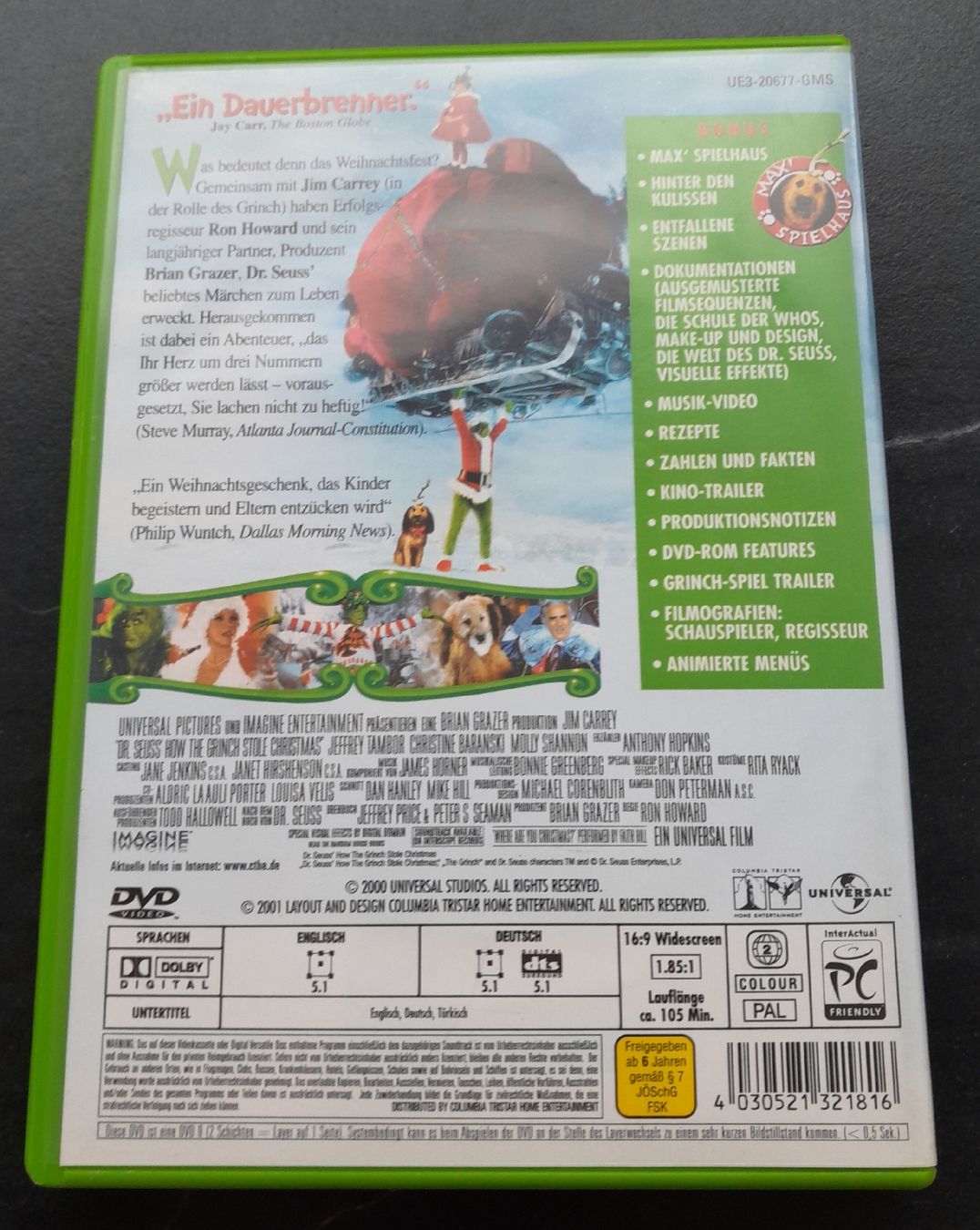Tous les DVDs: Grinch – D'occasion à Alchenflüh par roh_6xk8 1