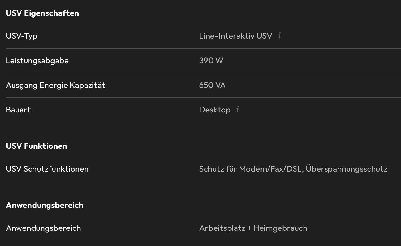 Apc Akkus & Batterien: APC Back-UPS Pro 650 VA – Gebraucht aus Münsingen von saschahaenni 6
