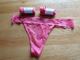 Damen Spitzen Strings Grösse XL Neu