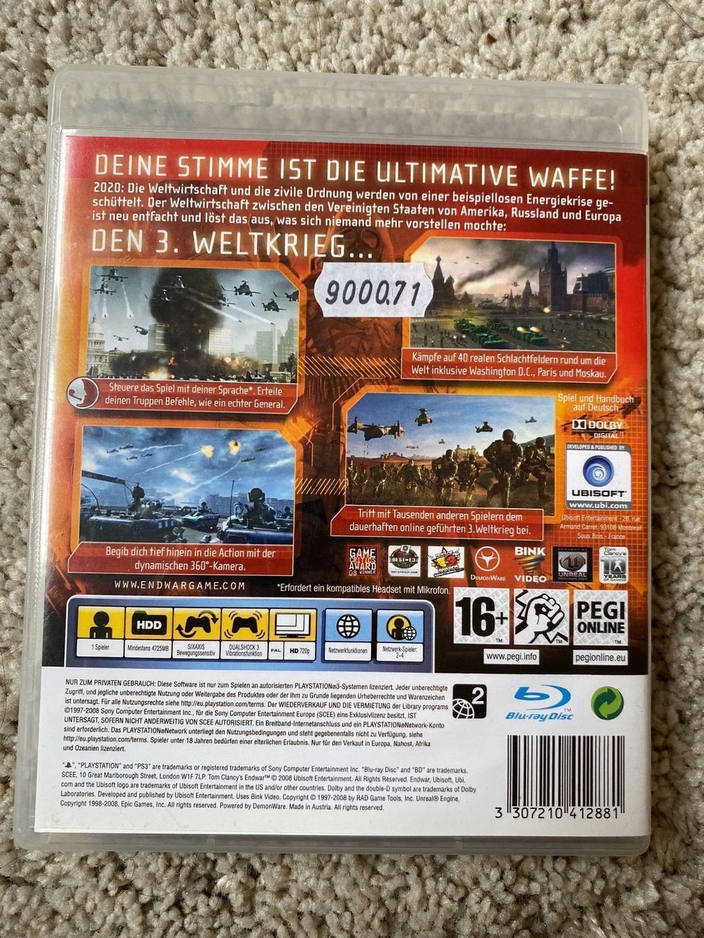 Sony Giochi: Tom Clancy's ENDWAR für PlayStation 3 PS3 – Usato da Winkel venduto da RiMa95 2