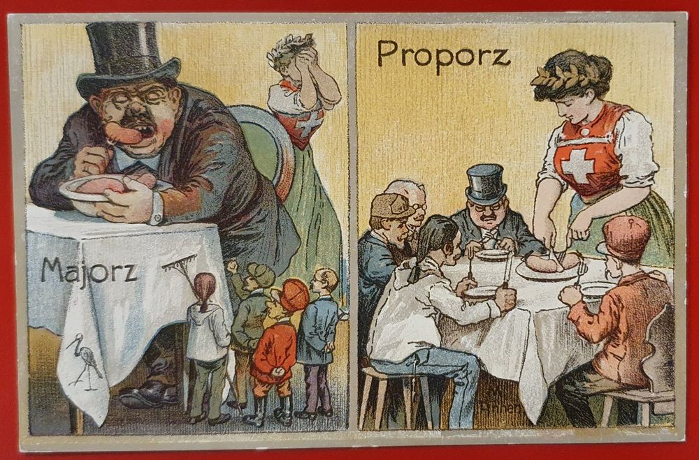 Majorz Proporz Postkarte Kaufen auf Ricardo