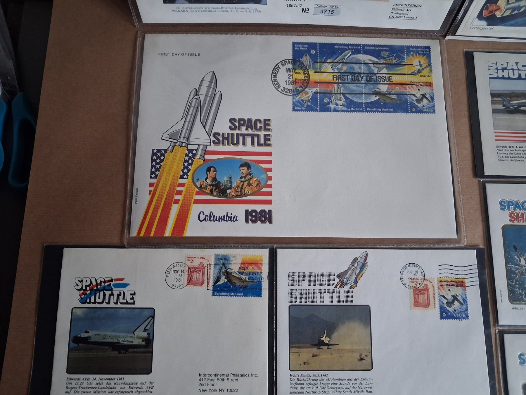 Tutti i francobolli: 21 FDC/ETBriefe Space Shuttle /Apollo .70-80iger Jahre – Nuovo (secondo la descrizione) da Hagendorn venduto da siwasi3 4
