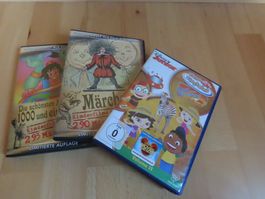 3 Kinder DVDs Märchenwelt und Disney!