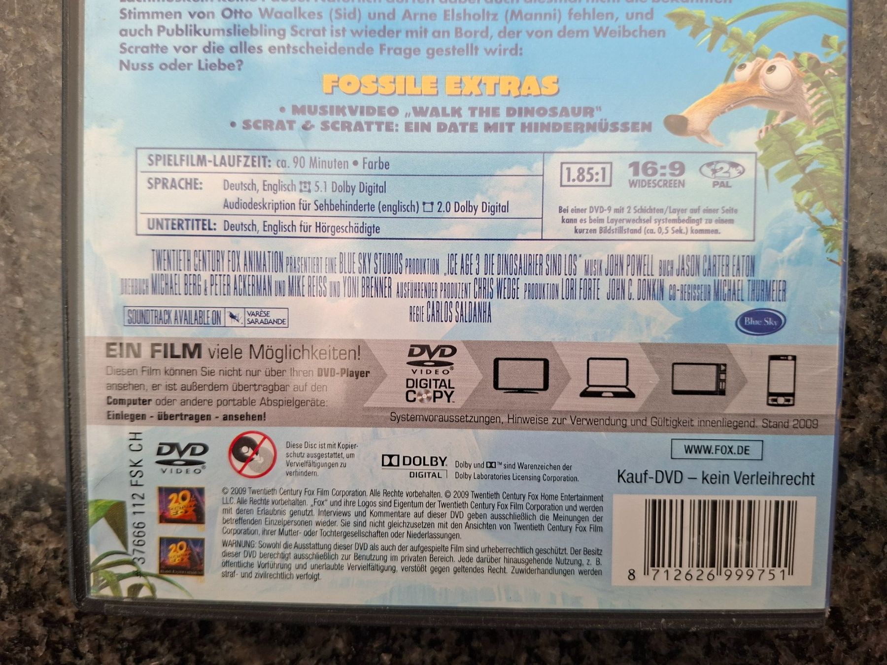 Tous les DVDs: DVD - Ice Age 3 / Die Dinosaurier sind los – D'occasion à Boniswil par Totomat-Lady2 2