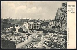 Gemmipass, Hotel Wildstrubel und Wallise
