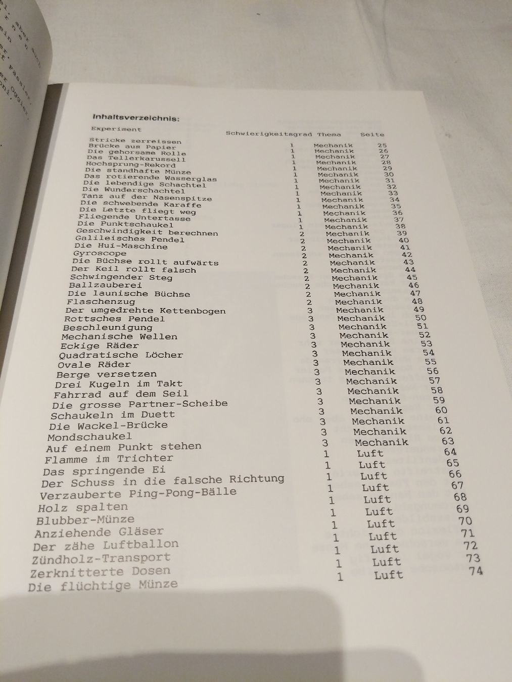 Bücher: Experimentierbuch "Das springende Ei" von Oberdorfer  – Gebraucht aus Oberdiessbach von melvinj 1