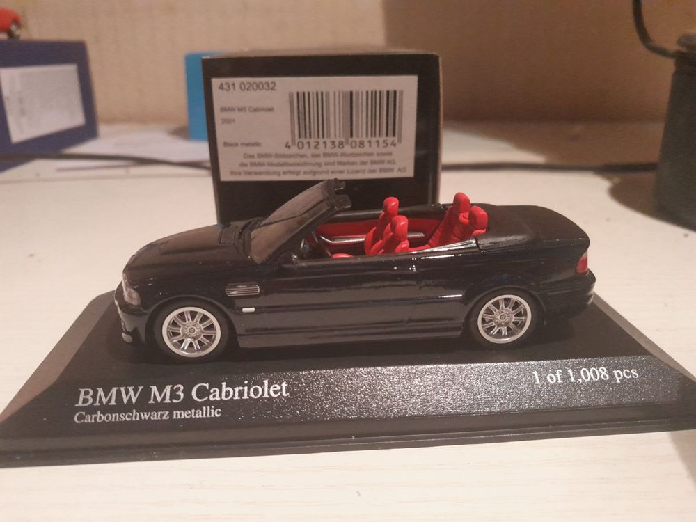 Minichamps 1/43 BMW M3 2000 – Jaune, Réf 431 020021, Occasion