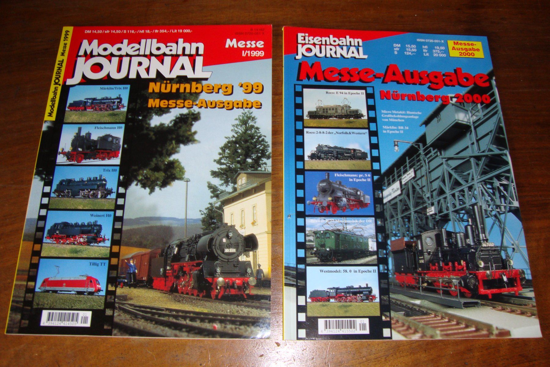 Riviste & Magazine: Eisenbahn Modellbahn Journal Messe Nürnberg 1999 + 2000 – Usato da Bern venduto da carola31