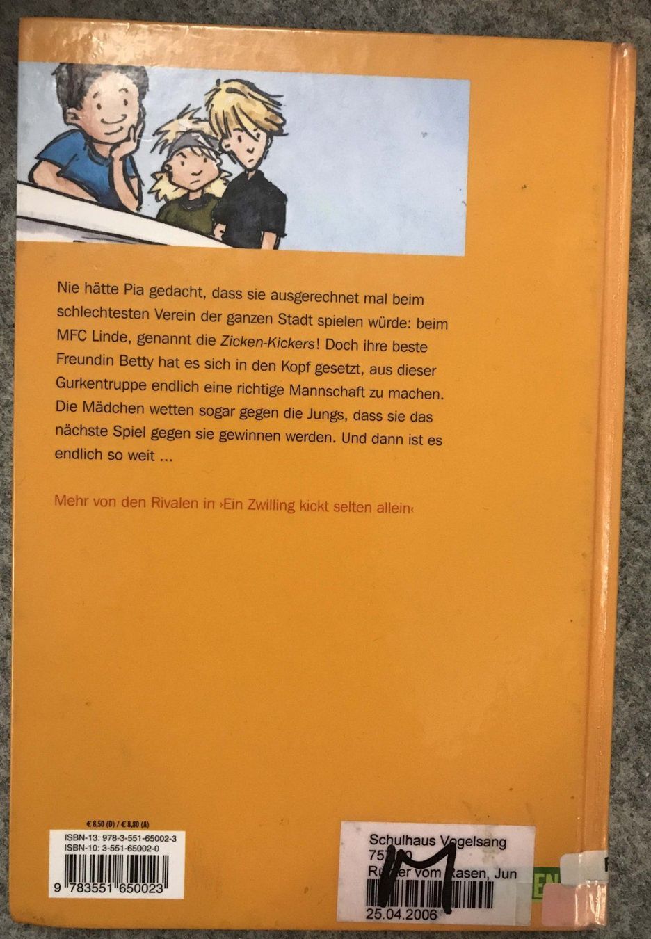 Bücher: Die Rivalen- Runter vom Rasen, Jungs! – Gebraucht aus Guntershausen von Gloominati 1