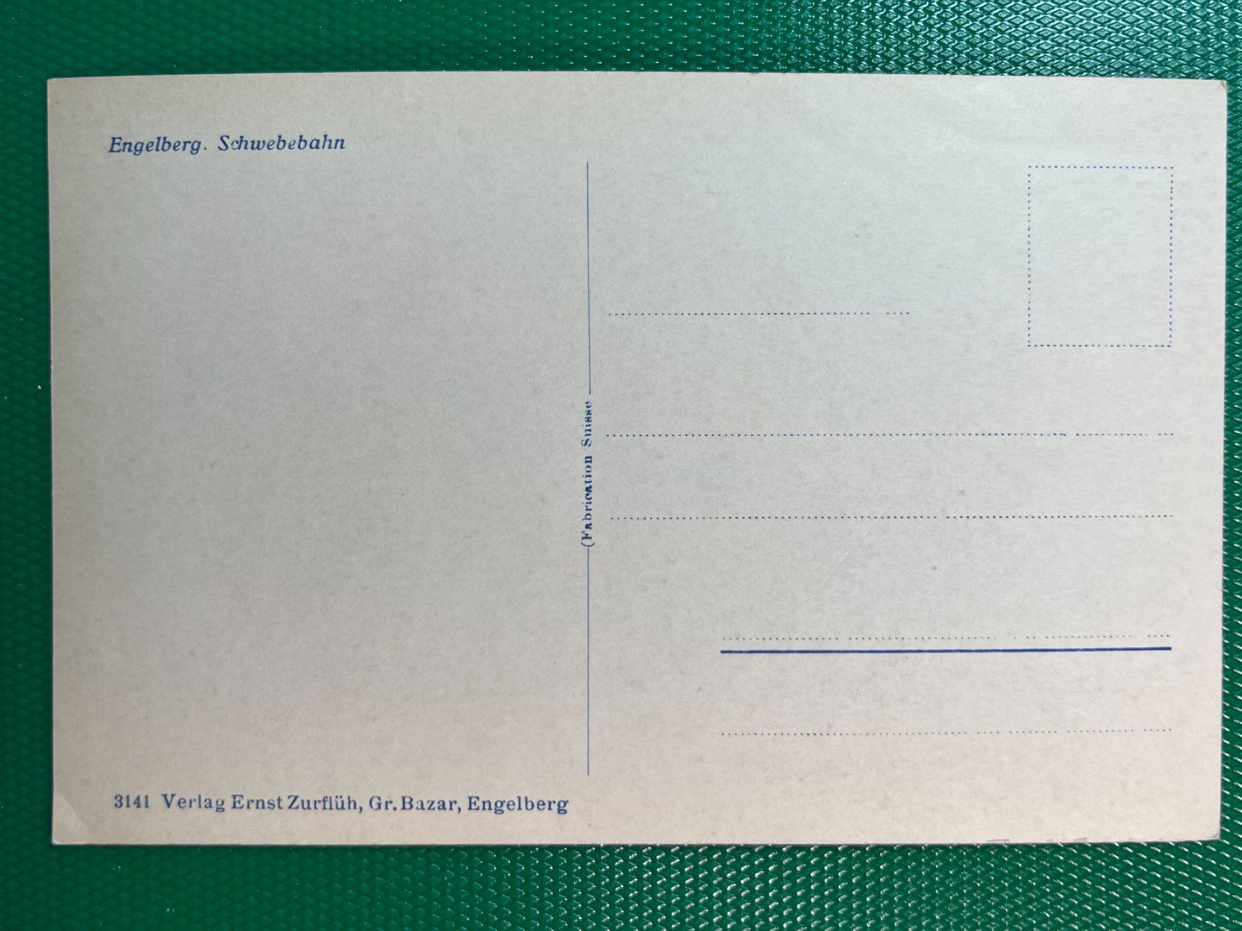 Cartes postales: Engelberg - Schwebebahn – D'occasion à Steg VS par _vinci_ 1