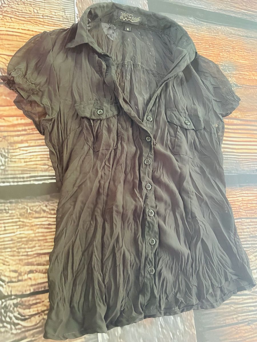 Camicette: Sexy Camicia S/M-trasparente con bottoni e tasche. – Nuovo (secondo la descrizione) da Gordevio venduto da LanaZimm 6