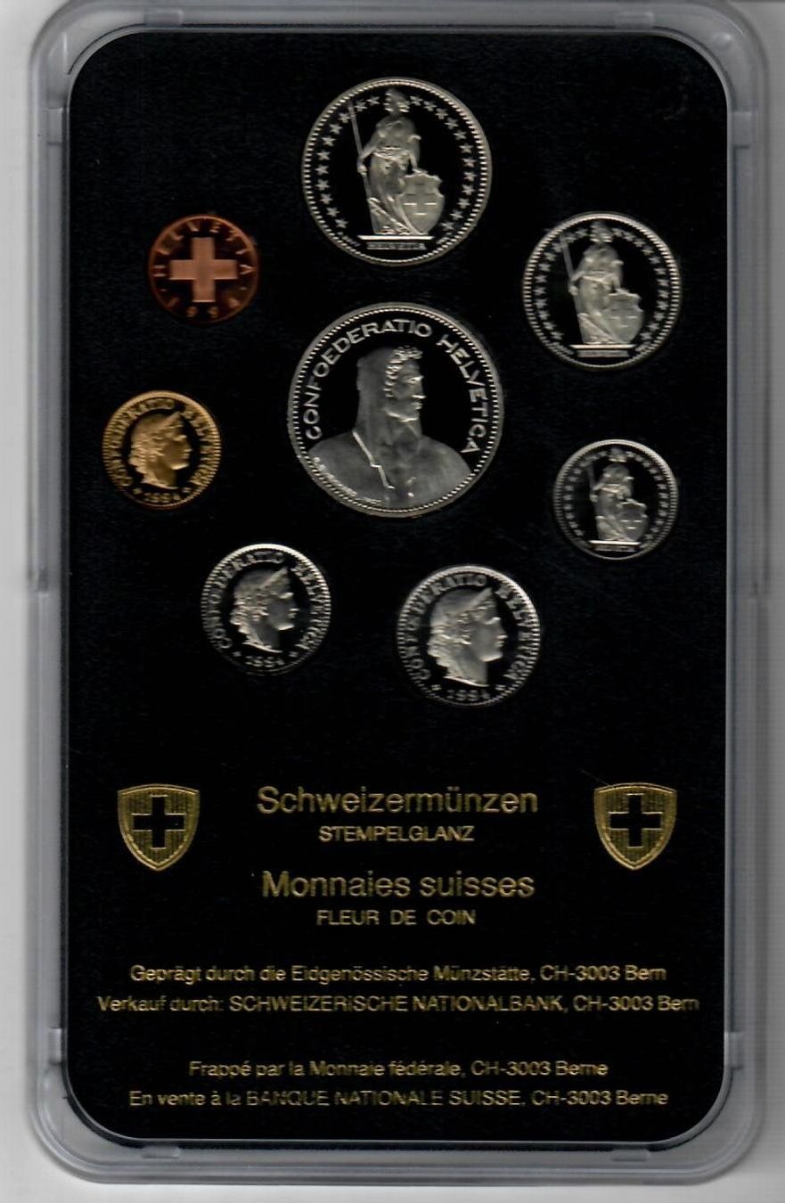 Alle Münzen: Münzsatz 1994 – Gebraucht aus Hochdorf von Ziegel-16 1