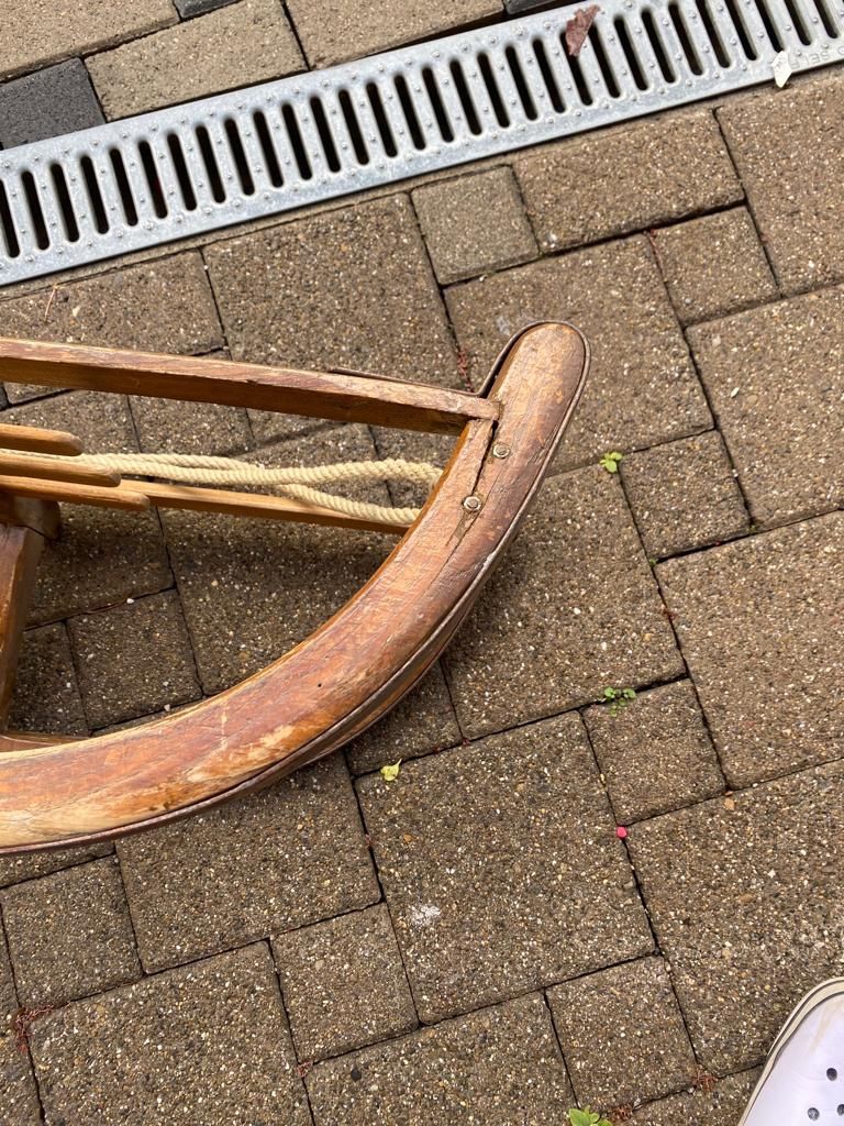 Slitta: Holz Schlitten – Usato da Schlieren venduto da Flower5 4
