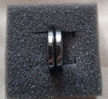  2 Stück Hämatit  Ringe, deutsche Grösse 53 