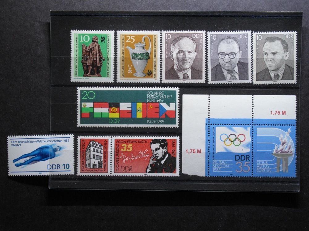 DDR 1985 Persönlichkeiten XIII / Olymp** (Gebraucht) in Wil SG für CHF ...