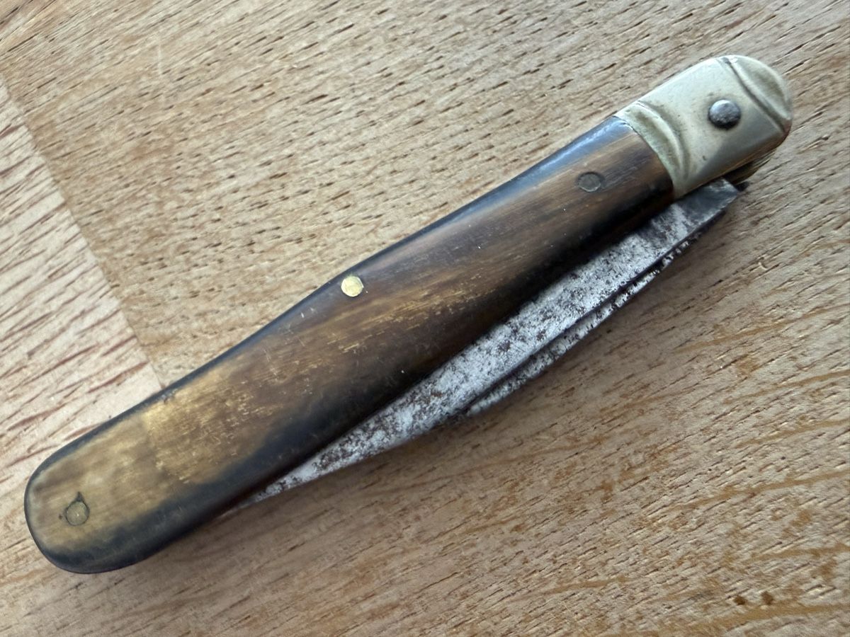 Coltelli tascabile: Antikes Bauernmesser Taschenmesser Sackmesser AELLIG – Usato da Goldach venduto da Messerguru 1