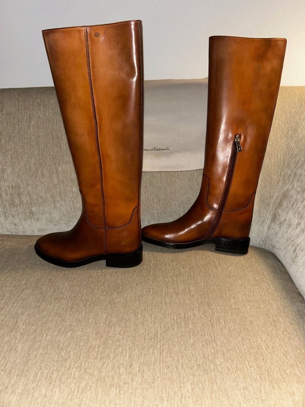 Santoni Damenschuhe: SANTONI (Reiter-)Stiefel cognacbraun – Neu (gemäss Beschreibung) aus Zürich von Viel_Freude_8 4