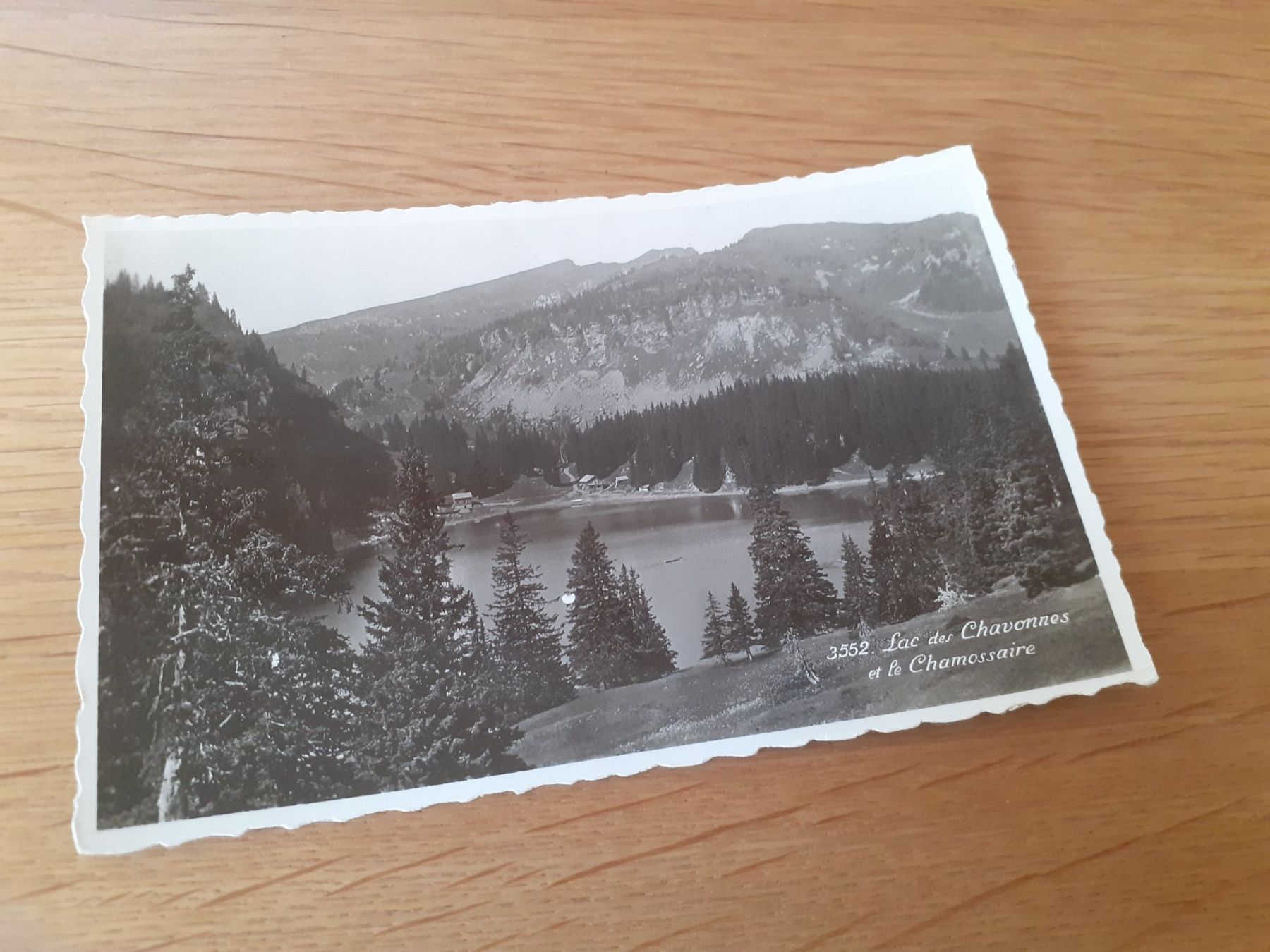 Cartoline postali: LAC des CHAVONNES et le CHAMOSSAIRE - 1936 – Usato da Winterthur venduto da Ornyx7