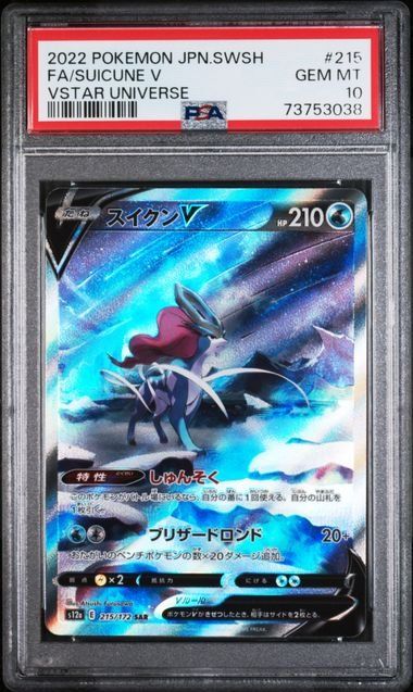 Pokémon Carte collezionabili: Pokemon Suicune V 215 PSA 10 – Usato da Basel venduto da ray.alround