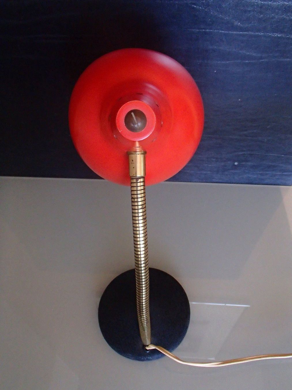 Lampade: Vintage kleine rote Flexilampe 50th – Usato da Schöfflisdorf venduto da pullux 1