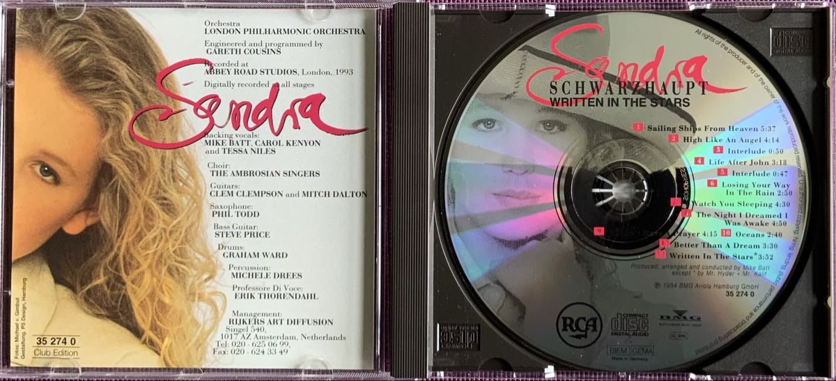 CD: (CD) Sandra Schwarzhaupt – Usato da Serneus venduto da kowalsky1 2