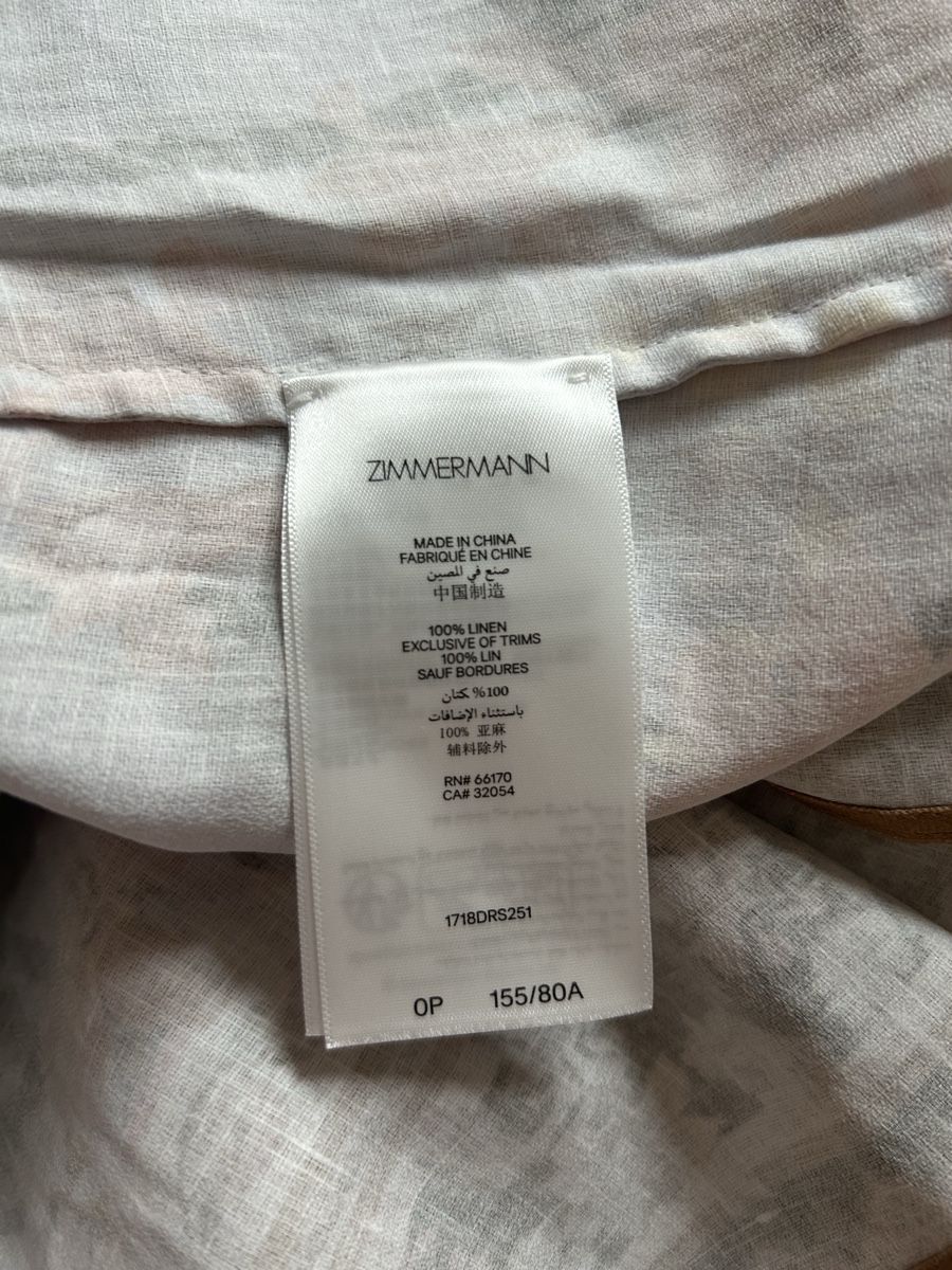Zimmermann Kleider: Authentic Zimmermann Linen Midi Dress – Neu (gemäss Beschreibung) aus St.Josefen von lop_lh8d 5