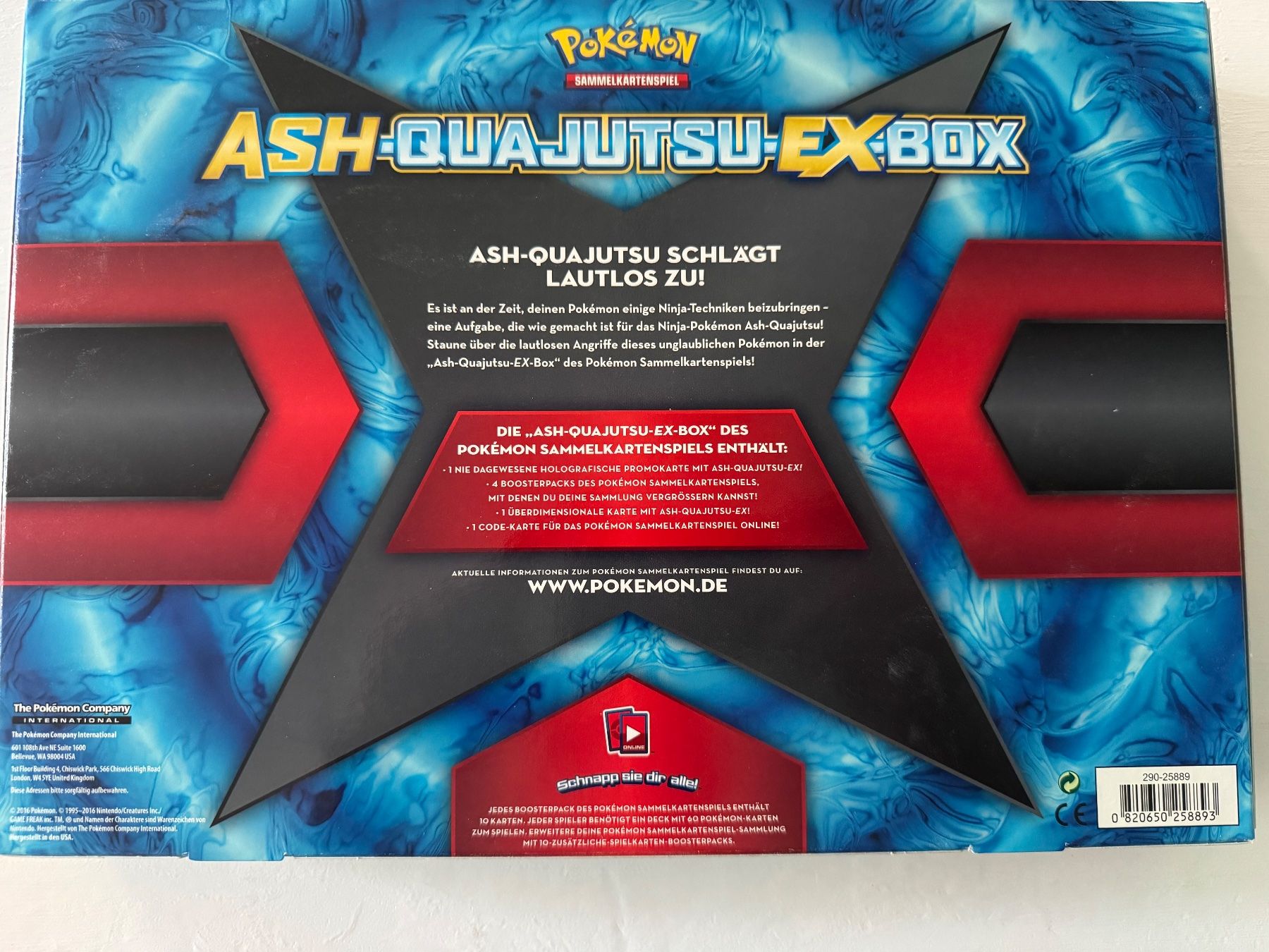 Pokémon Carte collezionabili: Ash-Quajutsu-EX-Box – Nuovo e nell'imballaggio originale da Schachen LU venduto da danb86 1