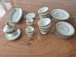 Elegantes Vintage-Kaffeeservice von Ćmielów – Porzellan