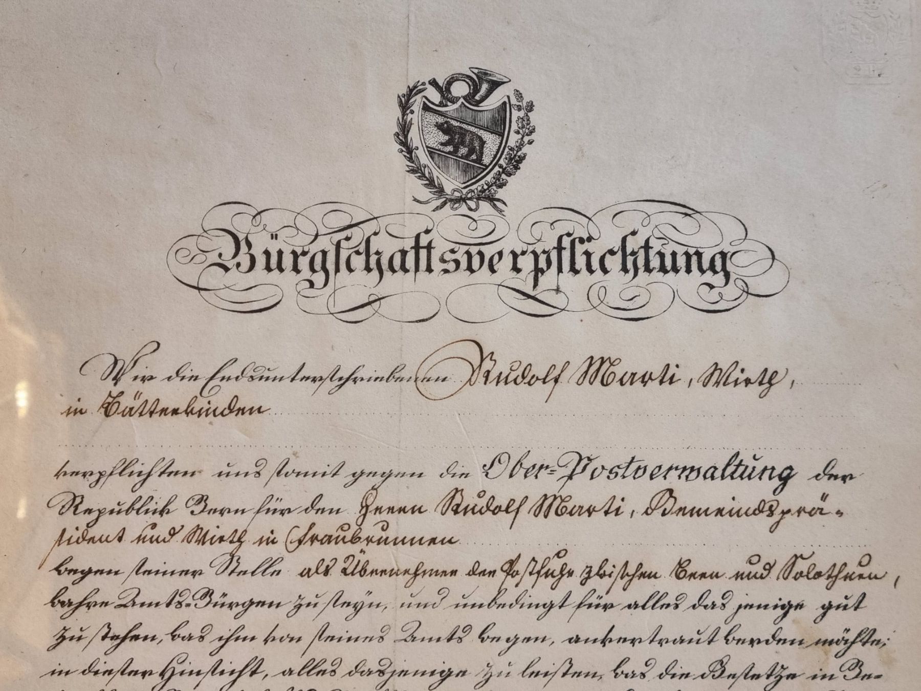 Dokumente: 2 originale Berner Post-Dokumente 1836 & 1850 – Gebraucht aus Scharnachtal von devin03 5
