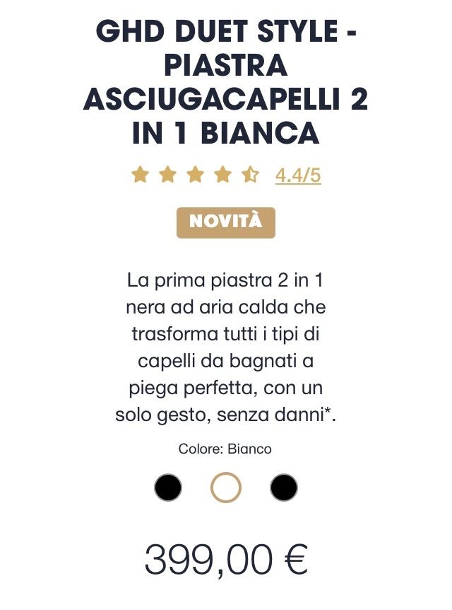 GHD Piastre & Arricciacapelli: GHD DUET STYLE PIASTRA – Nuovo e nell'imballaggio originale da Paradiso venduto da Kayakara 3